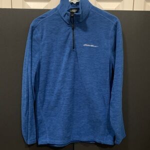 Eddie Bauer Vibrant Blue Pullover Fleece Size Small